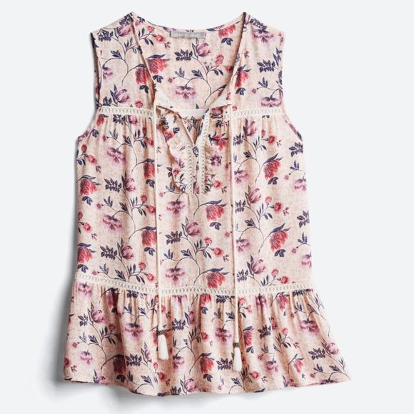 Daniel Rainn Tops - Daniel Rainn | Pink Floral Tank Top